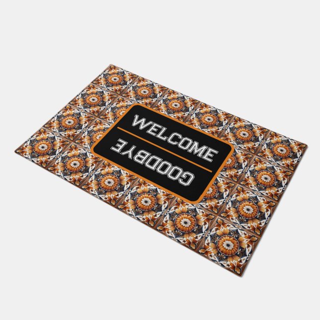Popular Pumpkin Thanksgiving Autumn Collection Doormat (Angled)