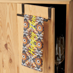 Popular Pumpkin Thanksgiving Autumn Collection Kitchen Towel