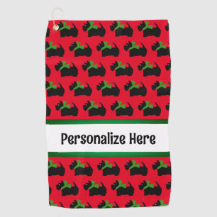 Popular Scotty Dog Personalized Golf Towel