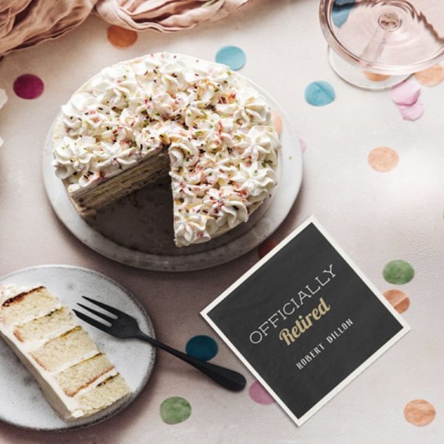 Popular seller!! Retirement napkins (Creator Uploaded)