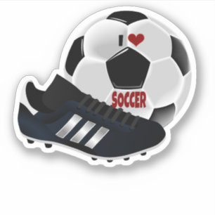 Popular soccer design sticker