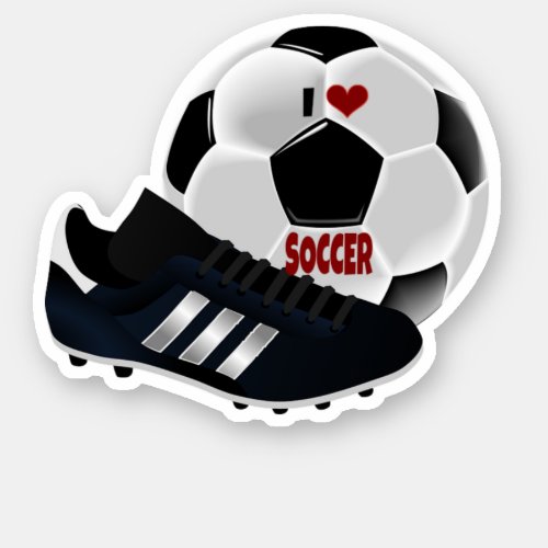 Popular soccer design sticker