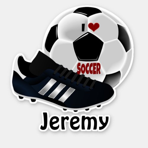 Popular soccer design template sticker