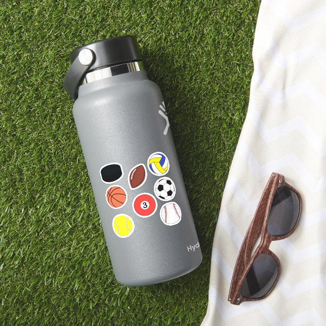 Popular sports ball pack  sticker (HydroFlask Insitu)