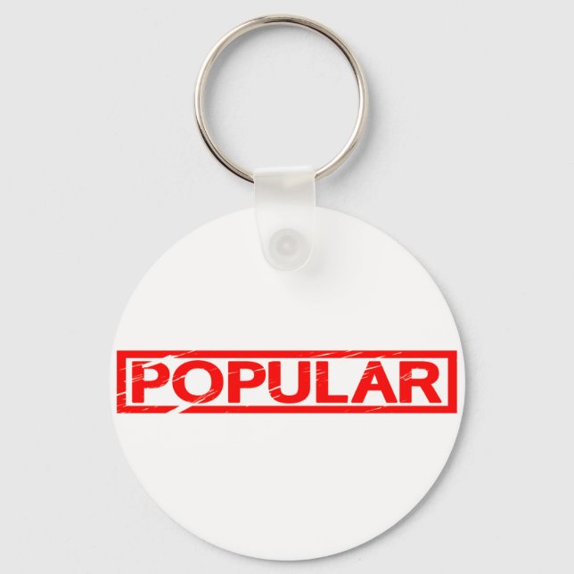 Popular Stamp Keychain (Front)
