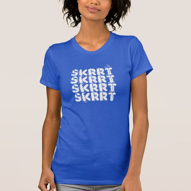Popular Trendy Skrrt Skrrt Rapper Graphic Print T-Shirt (Front)