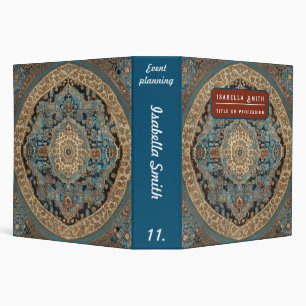 Popular Turkish Beautiful Old Pattern Collection 3 Ring Binder