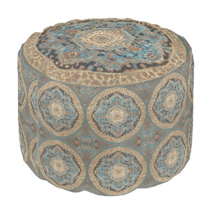 Popular Turkish Beautiful Old Pattern Collection Pouf
