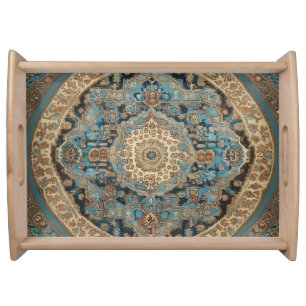 Popular Turkish Beautiful Old Pattern Collection Serving Tray