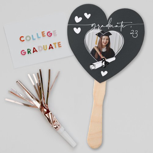 Popular UNIQUELY FRAMED Heart Framed Hand Fan