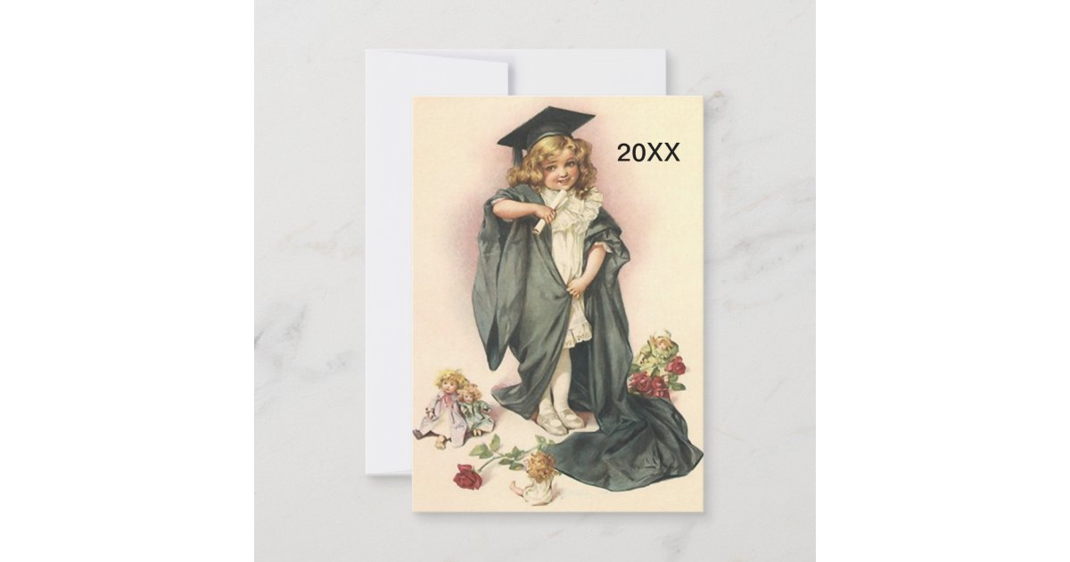 Popular Vintage Style Graduation Invitations 2012 | Zazzle