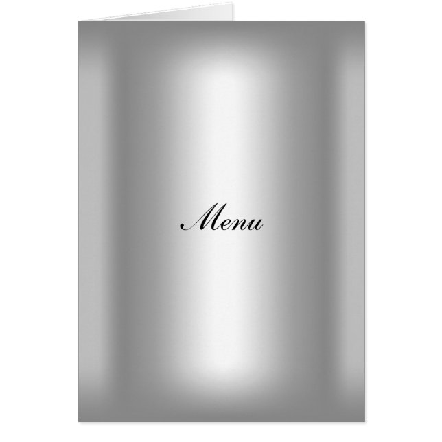 Popular Wedding Menu Cards (Front)