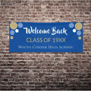 Popular! Welcome back Class Reunion banner
