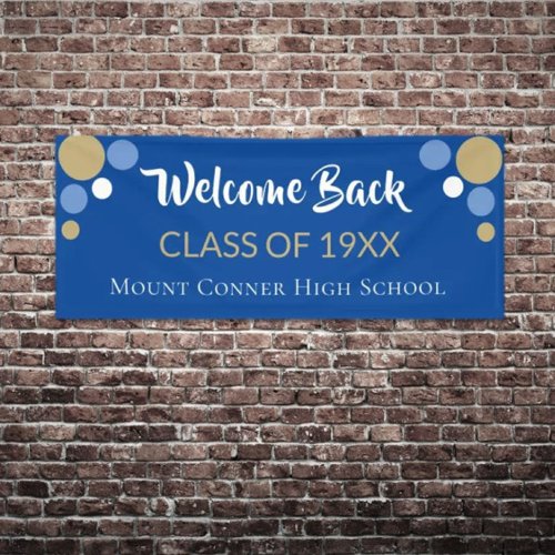 Popular Welcome back Class Reunion banner