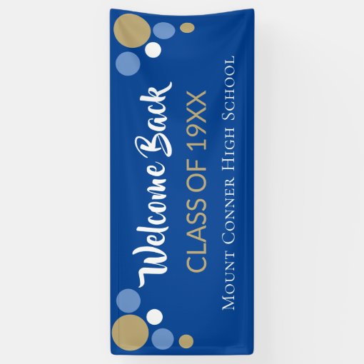 Popular! Welcome back Class Reunion banner | Zazzle