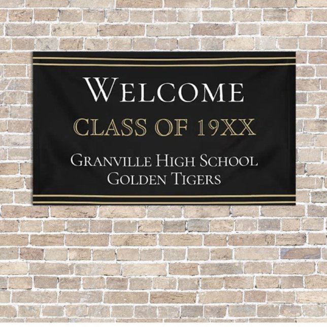 Popular! Welcome class reunion banner (Creator Uploaded)
