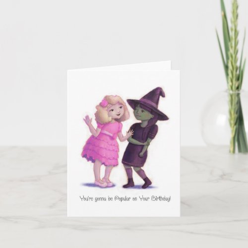 Popular Wicked the Musical Birthday Card