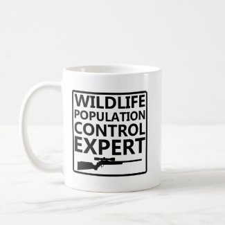 Population Control Funny Hunting Mug