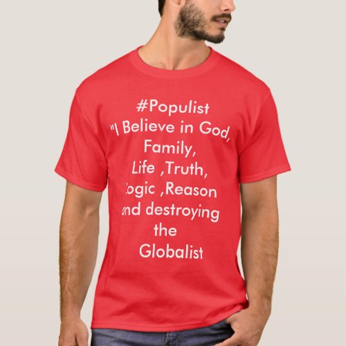 Populist Conservative shirt