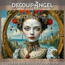 Porcelain Beauty - Decoupage -