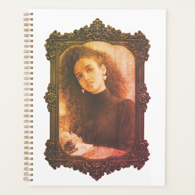 Porcelain Beauty Notebook for Girls & Teens | Eleg (Front)