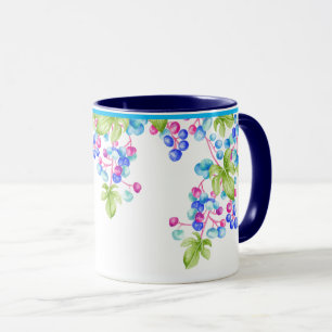 Porcelain Berries on a Combo Mug
