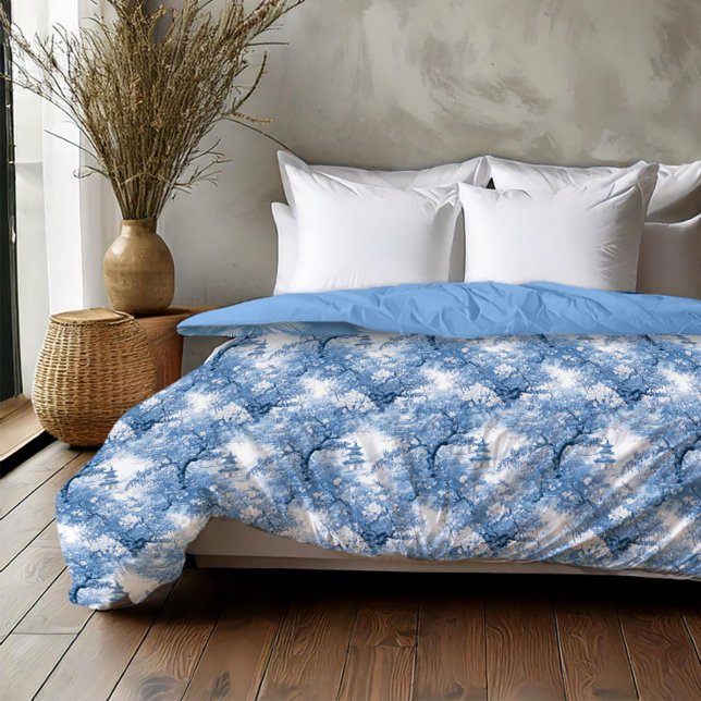 Porcelain Blue Chinoiserie Pattern ID1094 Duvet Cover (Creator Uploaded)