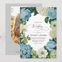 Porcelain Blue, Soft Sage & Ivory Wedding