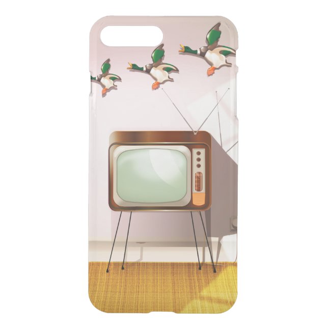 Porcelain Ducks on the Wall Uncommon iPhone Case (Back)