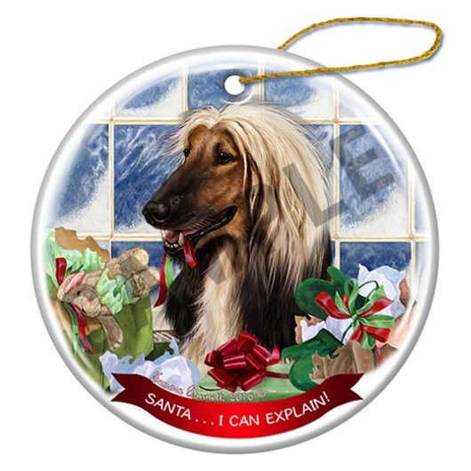 Porcelain Hanging Pet Ornament (Front)
