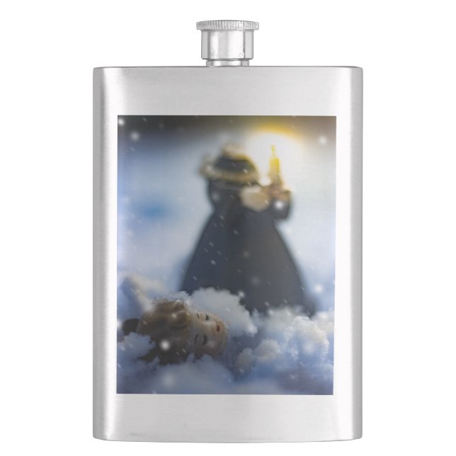 Porcelain in Snow X Flask (Front)