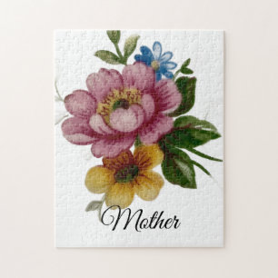 Porcelain Inspired Flora Puzzle