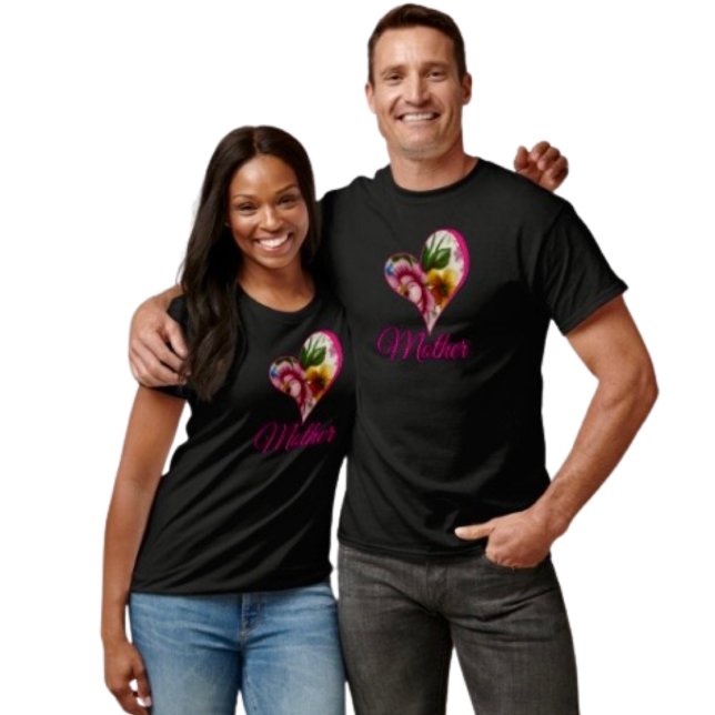 Porcelain Inspired Floral T-Shirt (Celebrate Mom with a tee he’ll love to wear—perfect for family photos and Mother’s Day fun.
)