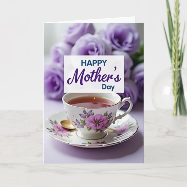 Porcelain Mothers Day Loving Card (Front)