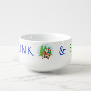 Porcelain Mug Personalize "Christmas SANTA"
