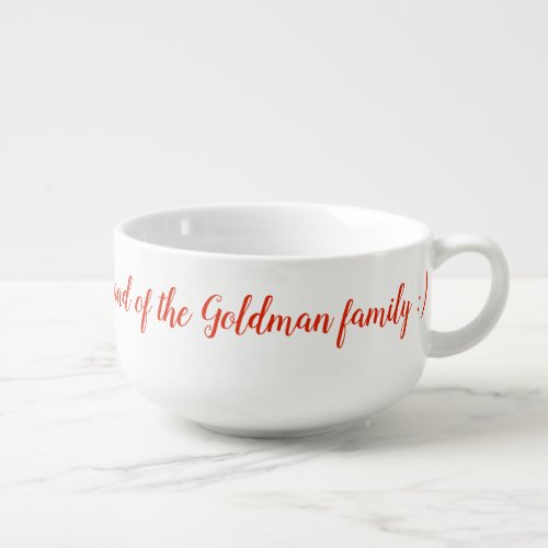 Porcelain Mug Personalize Latke Champion