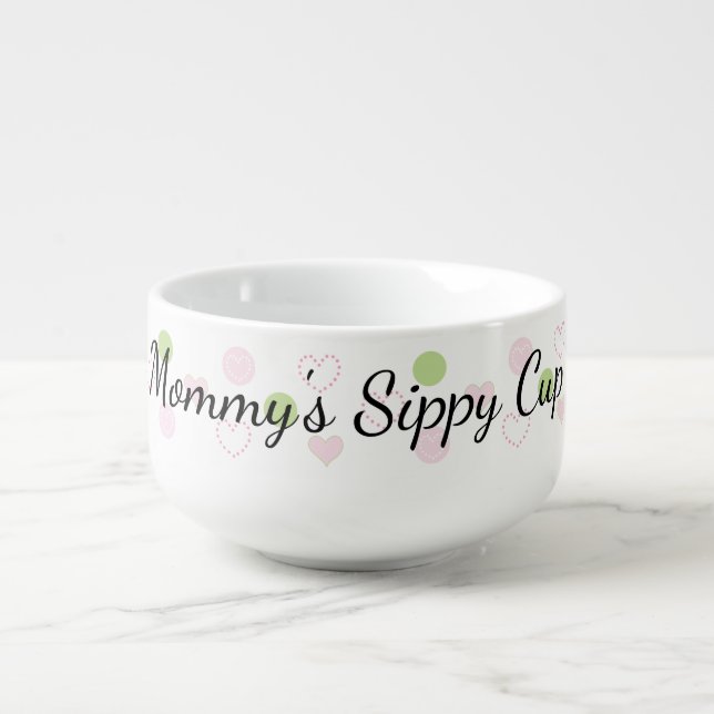 Porcelain Mug Personalize "Sugar N Spice Soup Mug" (Front)