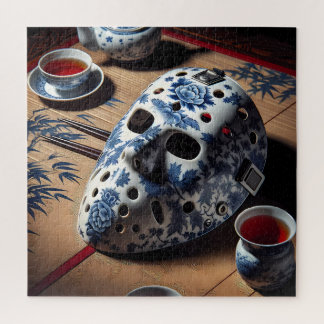 Porcelain Mystery: The Masked Tea Ceremony Jigsaw Puzzle