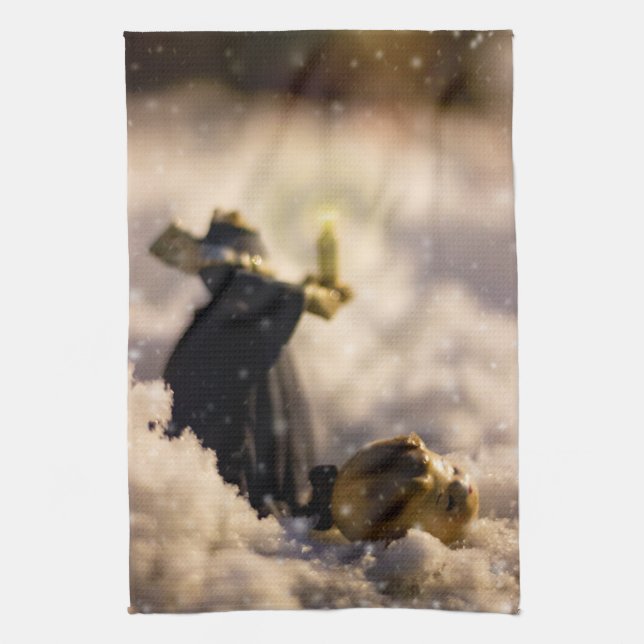 Porcelain Nights V Kitchen Towel (Vertical)