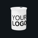Porcelain Pitcher<br><div class="desc">Porcelain Pitcher 19oz with your logo on it!</div>