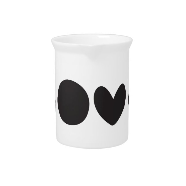 Porcelain Pitcher - Wedding Anniversary (Front)