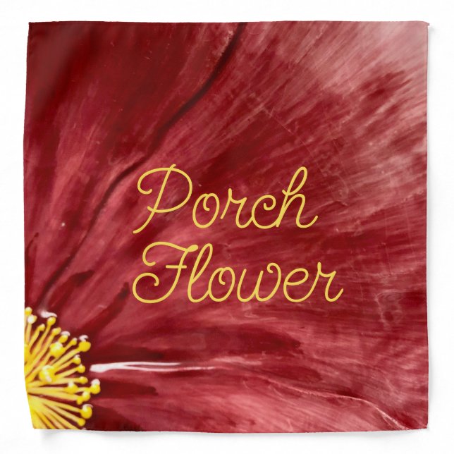 Porch Flower / Original / Bandana (Front)