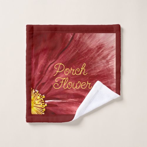 Porch Flower  Original  Bath Towel Set