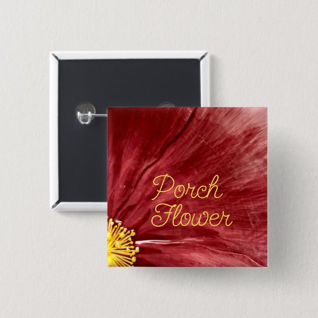 Porch Flower / Original / Button (Front & Back)