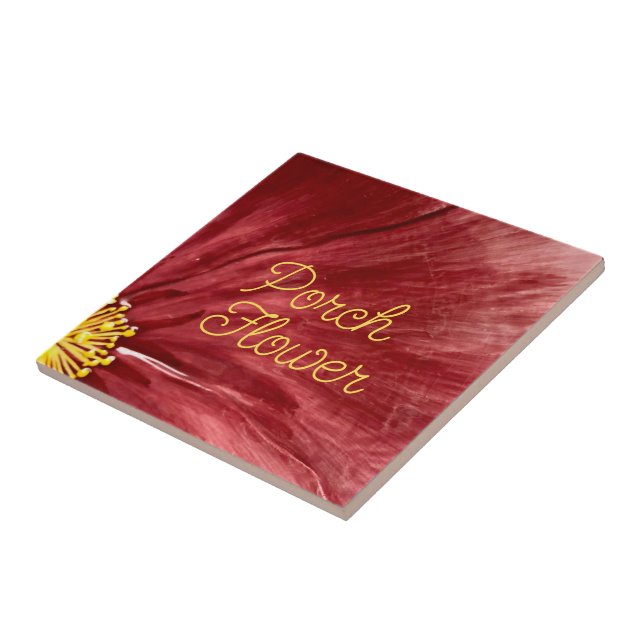 Porch Flower / Original / Ceramic Tile (Side)