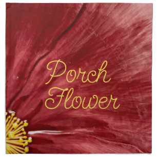 Porch Flower / Original / Cloth Napkin