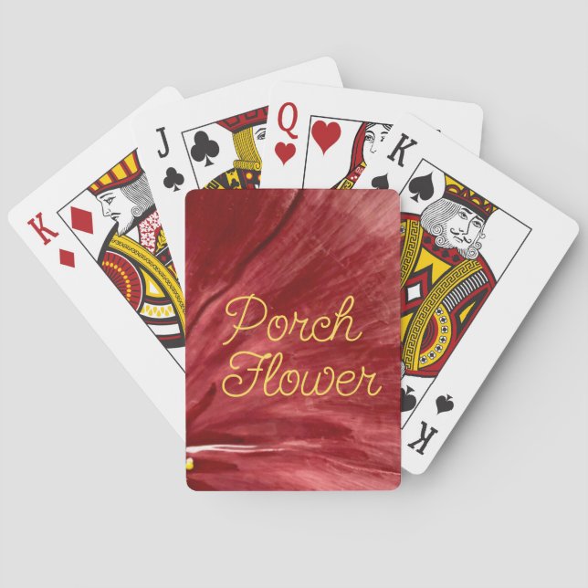 Porch Flower / Original / Poker Cards (Back)