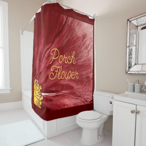 Porch Flower  Original  Shower Curtain