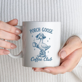 Porch Goose Coffee Club Silly Goose Coffee Lover Mug