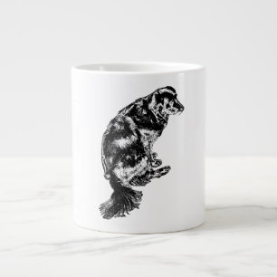 Porch-Light Outline — Retriever Giant Coffee Mug